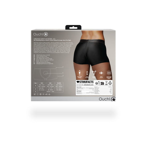 Strap-on-Boxershorts mit Vibration Schwarz – Ansicht 4