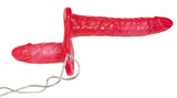 Strap-On Doppel Vibration 18 x 3 cm