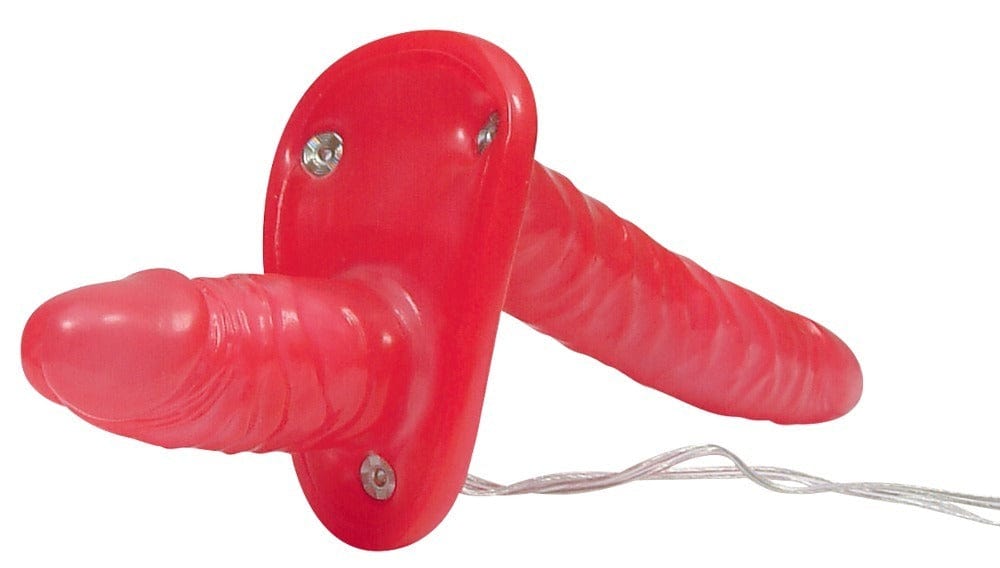 Strap-On Doppel Vibration 18 x 3 cm