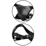 Strap-on Elite Deluxe Verstellbares Harness-Kit Ring mit Hoden & 20,3 x 5,4 cm