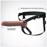 Strap-on Elite hohl realistisch 24,1 cm – Ansicht 6