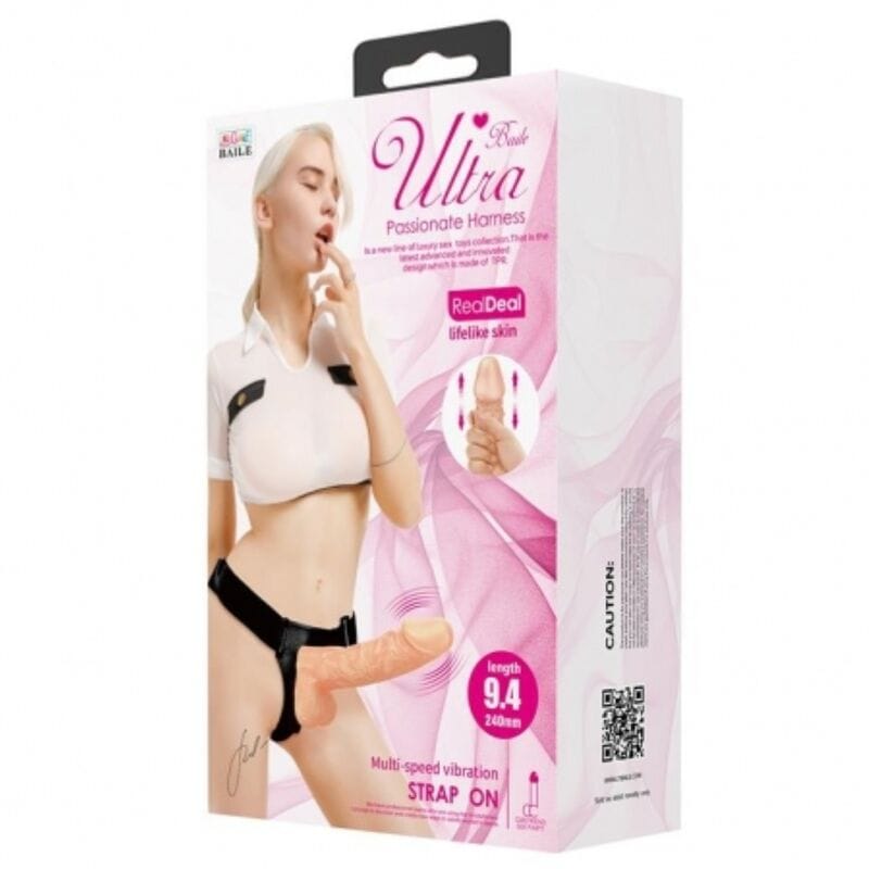 Strap-on Geschirr Natur Groß 24 cm – Ansicht 7