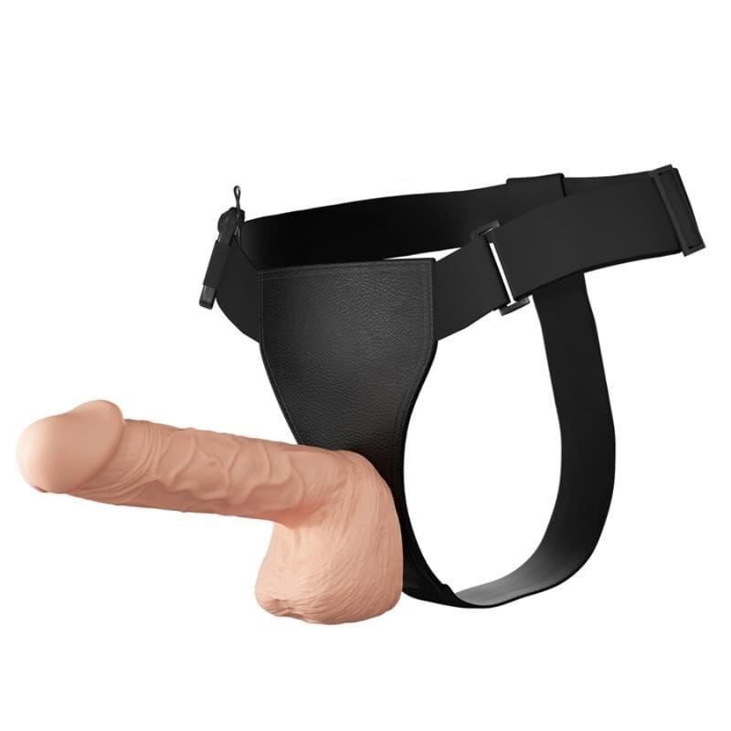 Strap-on Geschirr Natur XL 26 cm