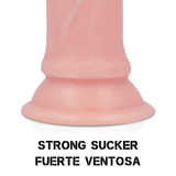 Strap-on Harness + Flüssigsilikon-Dildo Premium Avenger 19 x 3,98 cm – Ansicht 9