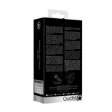 Strap-on-Harness Ouch aus Samt mit O-Ring Schwarz 16,5 x Ø 4,5 cm – Ansicht 3