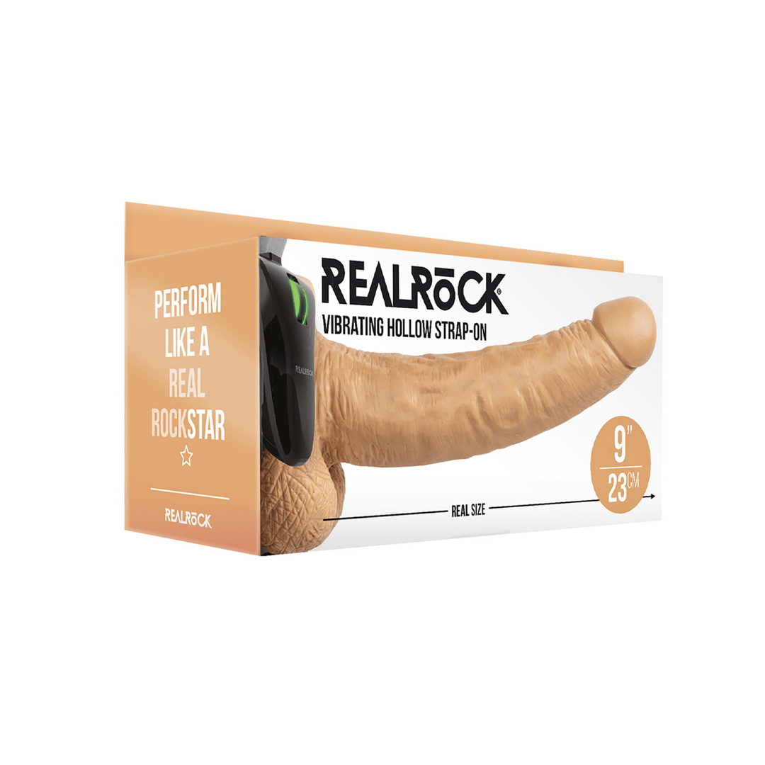 Strap-on hohl vibrierend mit Hoden 23 x Ø 5,3 cm – Ansicht 8