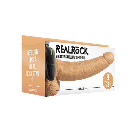Strap-on hohl vibrierend mit Hoden 23 x Ø 5,3 cm – Ansicht 8