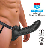 Strap-on Landon mit Vibration Schwarz 18 x 4,2 cm – Ansicht 8