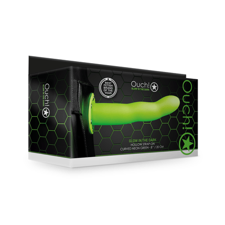 Strap-on Ouch hohl gebogen in vier Farben 19,9 x Ø 4,2 cm – Ansicht 9