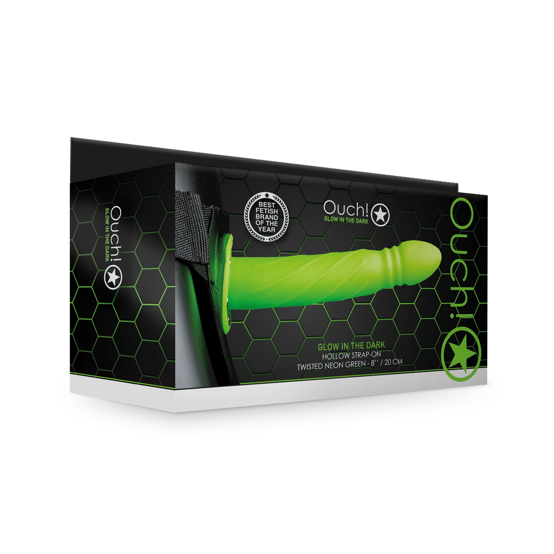 Strap-on Ouch hohl gedreht in vier Farben 19,9 x Ø 4 cm – Ansicht 9