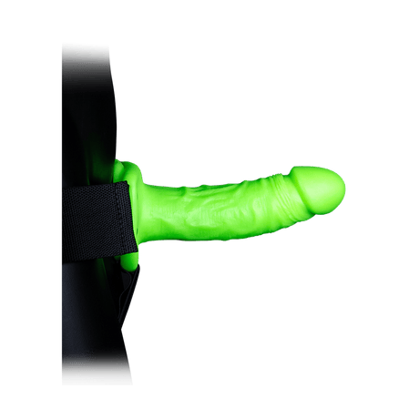 Strap-on Ouch hohl realistisch nachtleuchtend Grün 15 x Ø 4,2 cm – Ansicht 4
