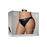 Strap-on-Panty Ouch mit offenem Rücken und Bullet Schwarz – Ansicht 2