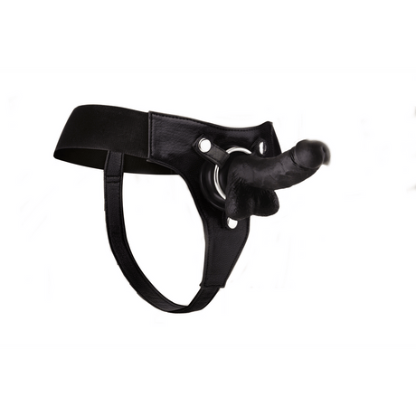 Strap-on realistisch Schwarz 39 x Ø 4,2 cm