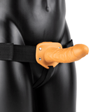 Strap-on RealRock Hollow ohne Hoden mit Vibration PVC 16 x Ø 4,6 cm – Ansicht 6