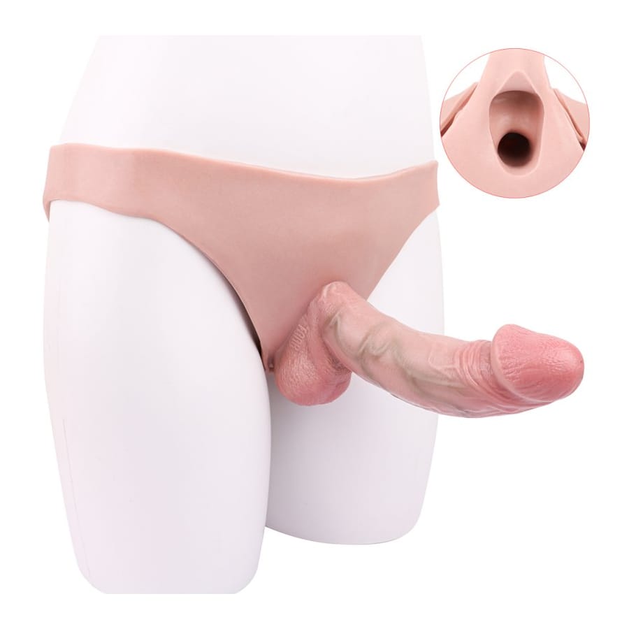 Strap-On Slip Natur Hohl 20 x 5 cm