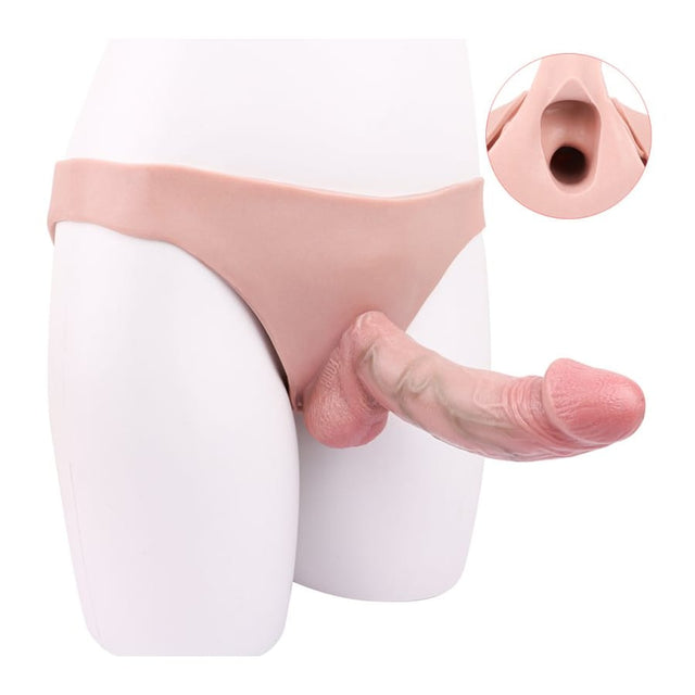 Strap-On Slip Natur Hohl 20 x 5 cm