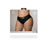 Strap-on-Tanga Ouch mit abnehmbaren Körperriemen Schwarz – Ansicht 10