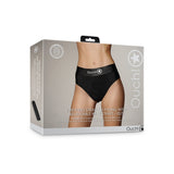 Strap-on-Tanga Ouch mit abnehmbaren Körperriemen Schwarz – Ansicht 16