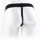 Strap-on Verstellbares Gurt mit Fernbedienung Realistischer Penis mit Hoden Weiß 22,9 x