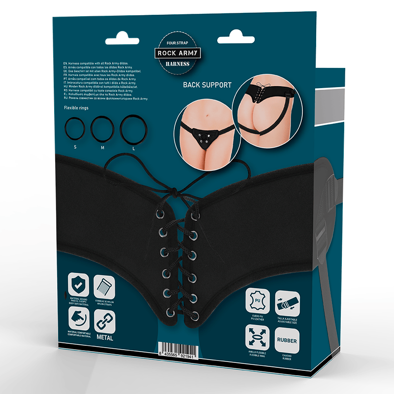 Strap-on verstellbares Gurt und Flexible Ringe – Ansicht 8