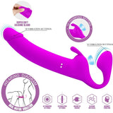 Strap-on Zanini Strapless 10 Vibrationen Lila