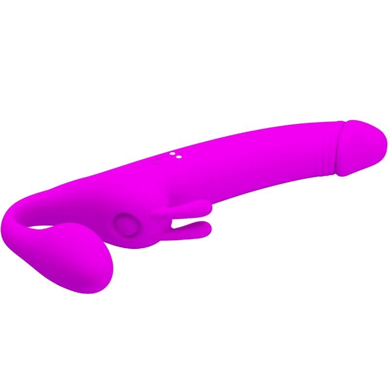 Strap-on Zanini Strapless 10 Vibrationen Lila – Ansicht 4