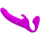 Strap-on Zanini Strapless 10 Vibrationen Lila – Ansicht 2