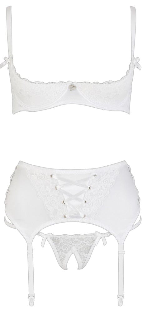 Straps-Set mit Spitzeneinsatz
