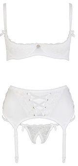 Straps-Set mit Spitzeneinsatz