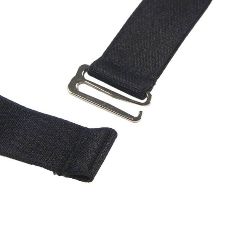 Strapsset Dreiteiliges Set BH + Strumpfgürtel + String L/XL Schwarz – Ansicht 5