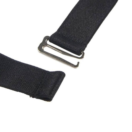 Strapsset Dreiteiliges Set BH + Strumpfgürtel + String L/XL Schwarz – Ansicht 5