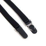 Strapsset Spitzen-Bodysuit mit Schleifen und Strapsen Schwarz S/M