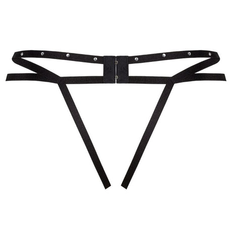 String Fashion Nomade Tanga mit Schrittfreien Schwarz