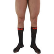 Strümpfe Dünne Socken Schwarz/Rot | Einheitsgröße