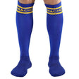 Strümpfe Lange Socken Eine Blau