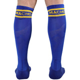 Strümpfe Lange Socken Eine Blau