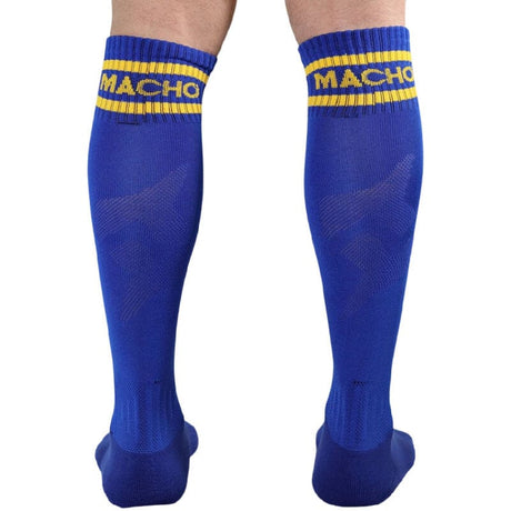Strümpfe Lange Socken Eine Blau