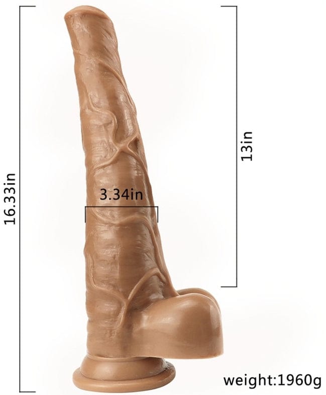 StudHorse Dildo 32 x8cm Braun