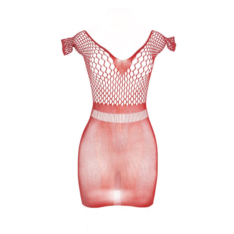 Subblime - 951924 Kurzes Rotes Hkelkleid mit Grill Eine Grösse