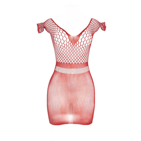 Subblime - 951924 Kurzes Rotes Hkelkleid mit Grill Eine Grösse