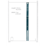 Taillengürtel Ouch mit Ring in Bordeaux und Petrol 100 und 110 cm – Ansicht 18