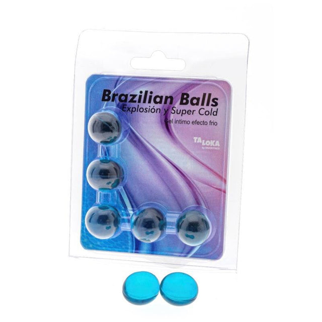 Taloka - 5 Brasilianische Blle, Aufregendes Gel mit Kalteffekt