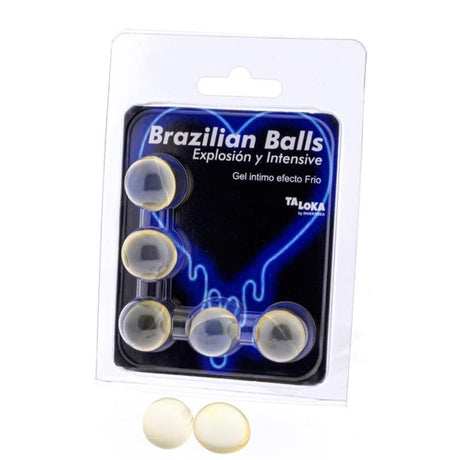 Taloka - 5 Brasilianische Blle, Aufregendes Gel mit Klte- und Vibrationseffekt
