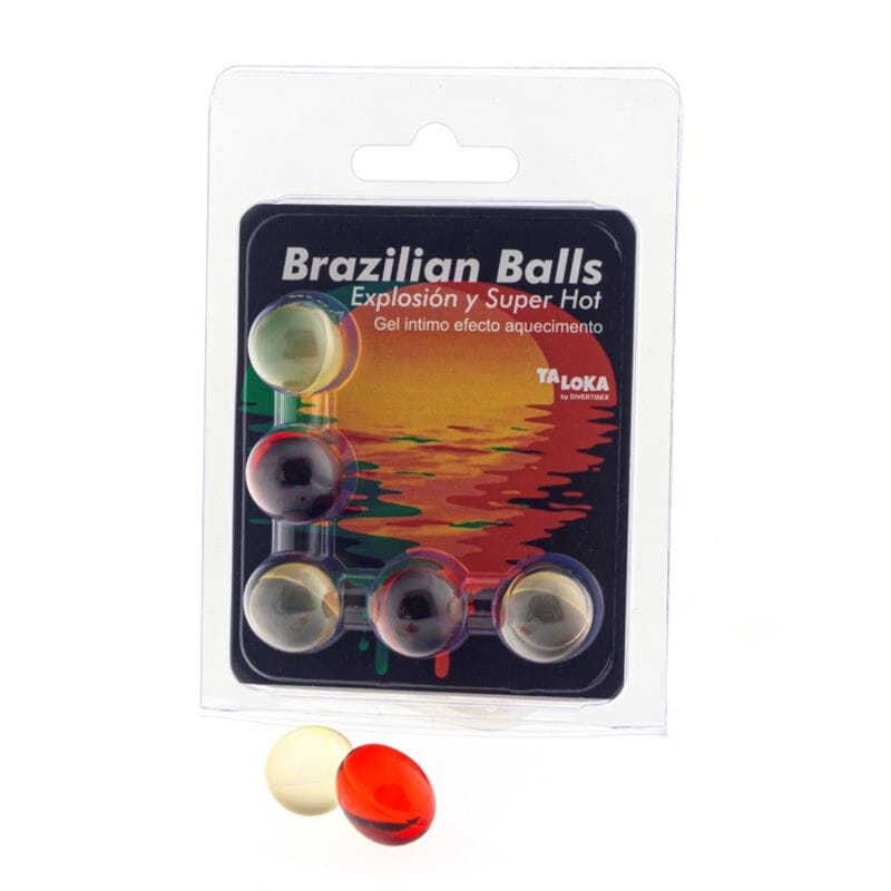Taloka - 5 Brasilianische Blle, Superheisses, Aufregendes Gel mit Effekt