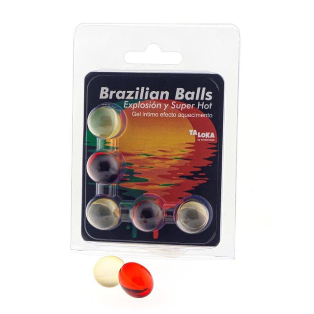 Taloka - 5 Brasilianische Blle, Superheisses, Aufregendes Gel mit Effekt