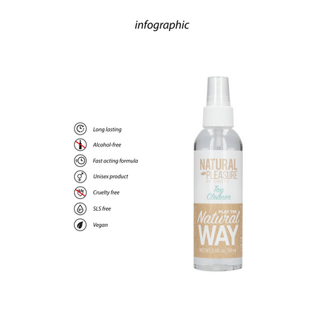 Toy-Reiniger Natural Pleasure Spray vegan 150 ml – Ansicht 2