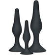 Analplug Anal Play Curvy Companions Anal Plug Schwarz 8 x 2 cm