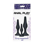 Analplug Anal Play Curvy Companions Anal Plug Schwarz 8 x 2 cm.2