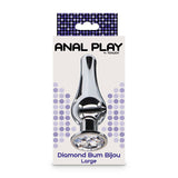 Analplug Anal Play Diamante Bum Bijou Grosser Analstecker 9,5 x 1,8 cm.4