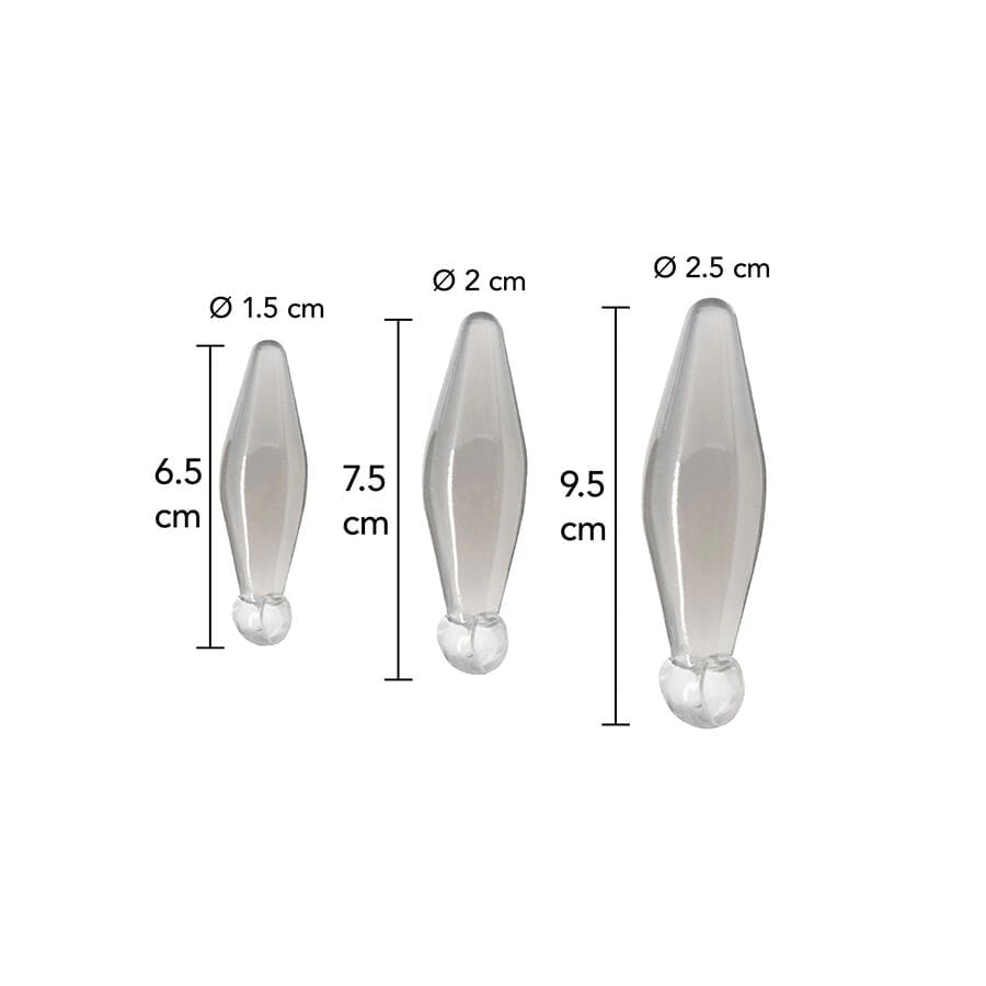 Analplug Anal Play Finger Rimmer Transparent 4,5 x 1,5 cm.1